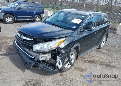 2015 Toyota Highlander Limited V6 from USA, damaged, VIN 5TDDKRFH6FS175940